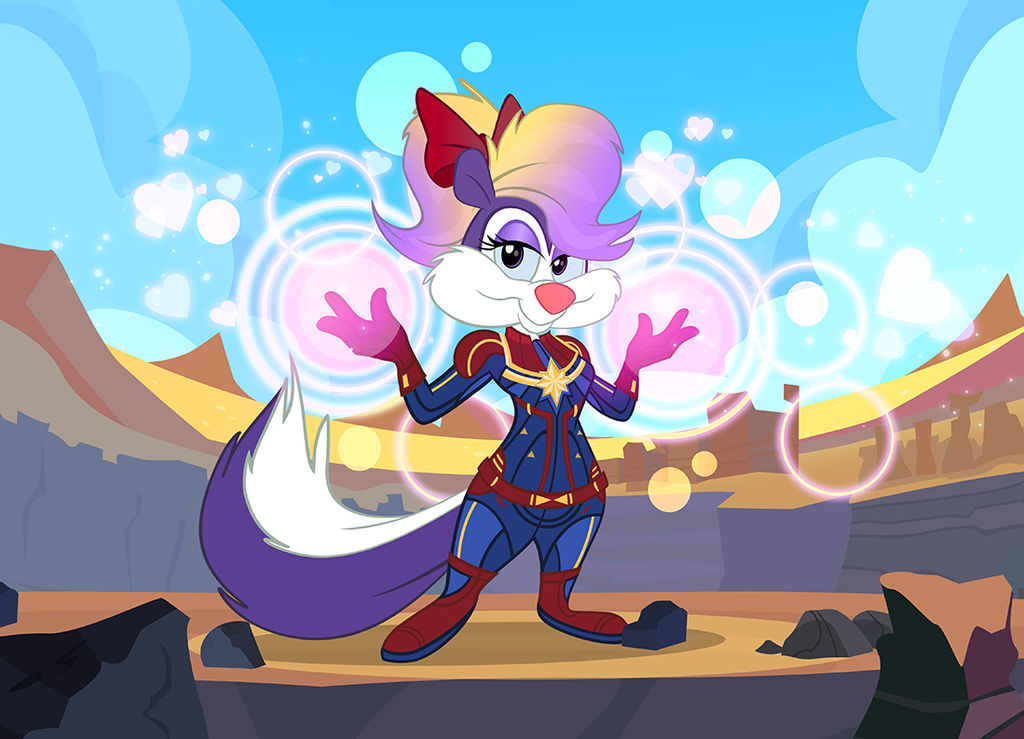 Fifi Friday- Capitaine Marvel by PixelKitties
