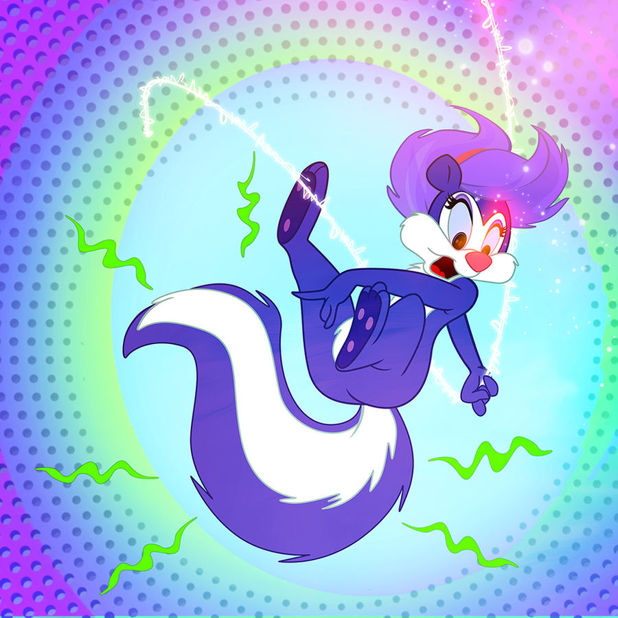 Spider Skunk (work in progress) by PixelKitties
