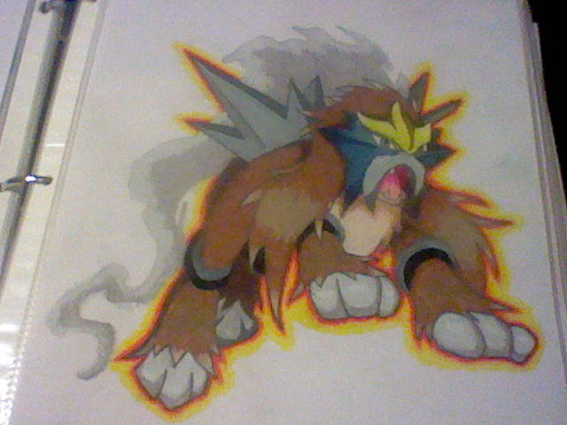 Shiny Entei by DavidsonCartoons on DeviantArt