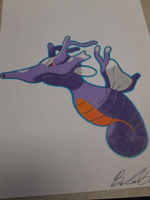 Shiny Kingdra by DavidsonCartoons on DeviantArt