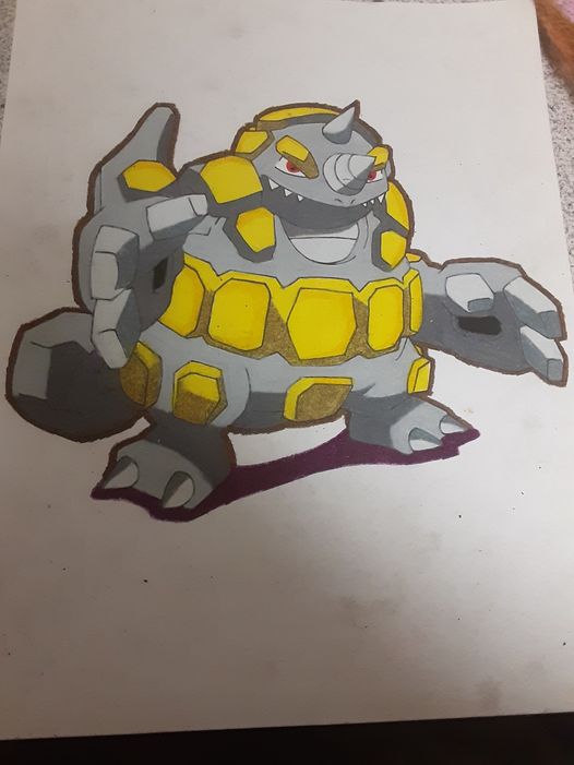 Shiny Rhyperior by DavidsonCartoons on DeviantArt