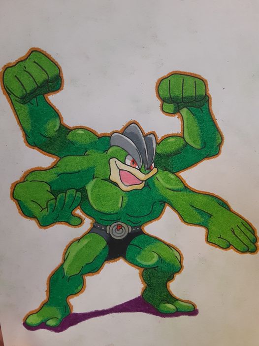 Shiny Machamp by DavidsonCartoons on DeviantArt