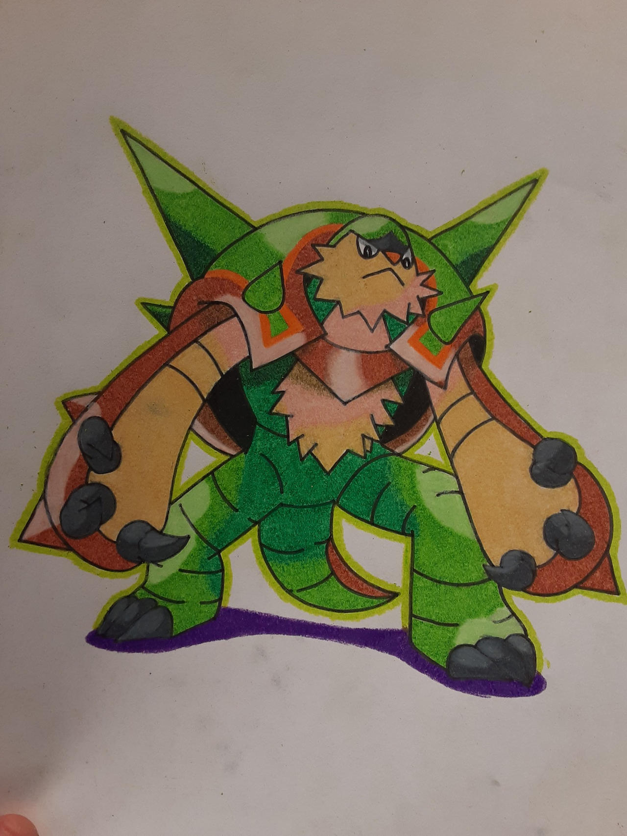 Shiny Chesnaught by DavidsonCartoons on DeviantArt