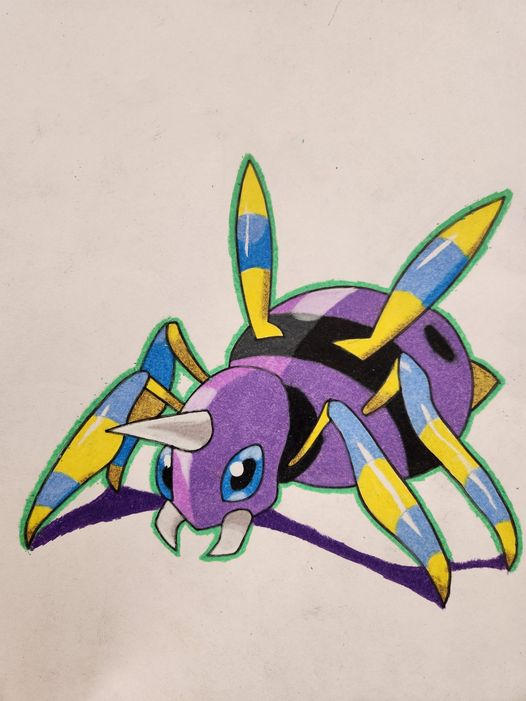 Shiny Ariados by DavidsonCartoons on DeviantArt