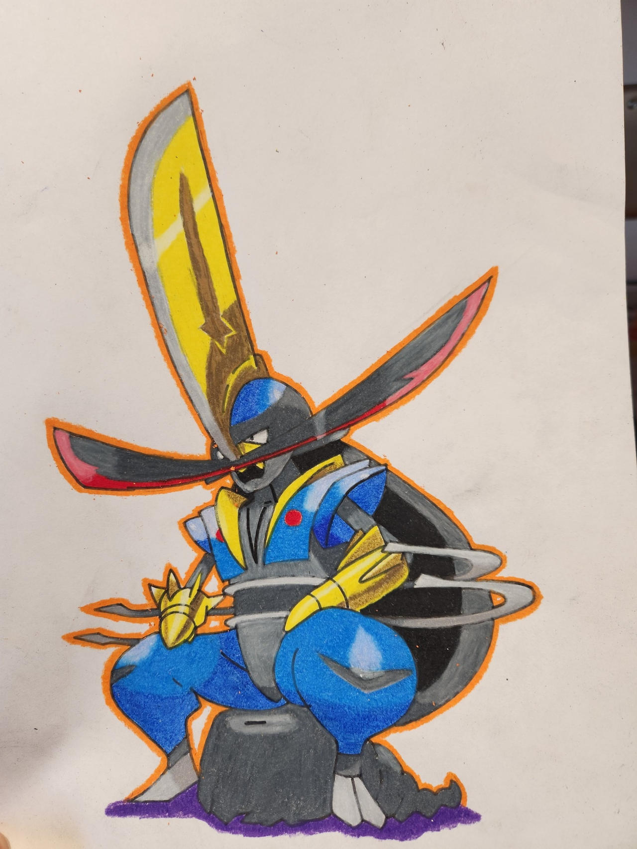 Shiny Kingambit by DavidsonCartoons on DeviantArt