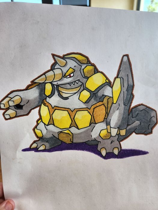 Shiny Rhyperior by DavidsonCartoons on DeviantArt