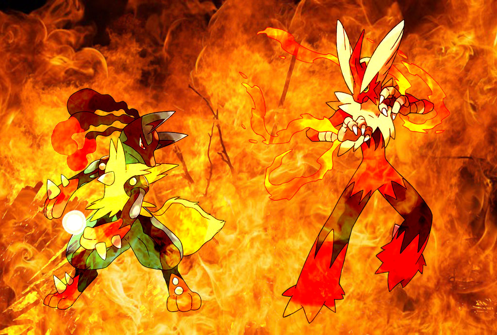 Mega Evolutions: Lucario and Blaziken by MrDexterProduction on DeviantArt.