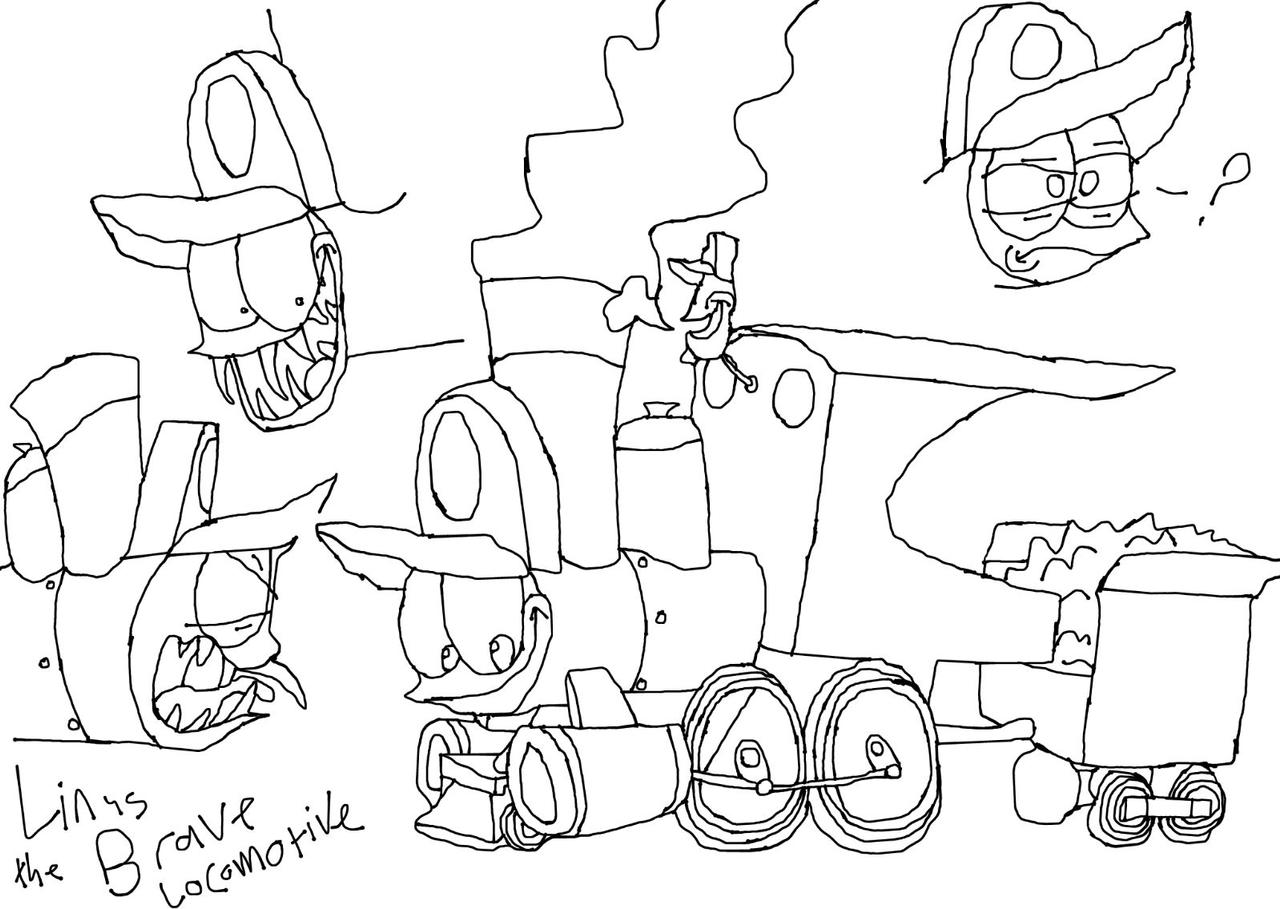 Linus the Brave Locomotive by Daniwave960 on DeviantArt
