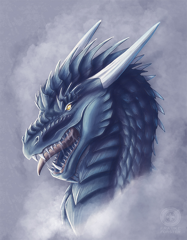 Kyhu - dragon portrait commission