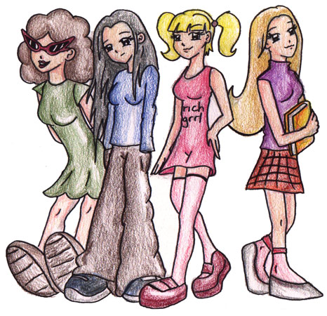 TEEN GIRL SQUAD by LadyMyrina on DeviantArt