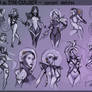 Astronaut Fiora Concept Sketches