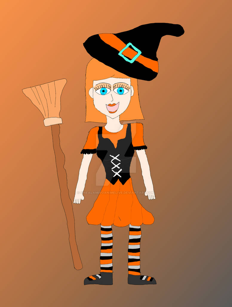 witch costume halloween version by onealamiroanimelive on DeviantArt Halloween Version