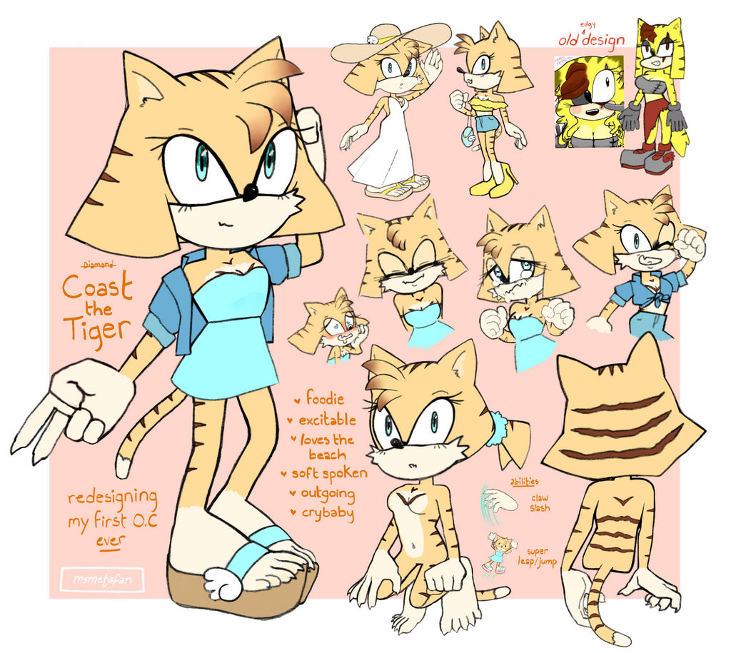 Redesigning First OC Ever by MissMetaFan on DeviantArt