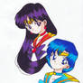 Super Sailor Mars and Super Sailor Mercury Part 2