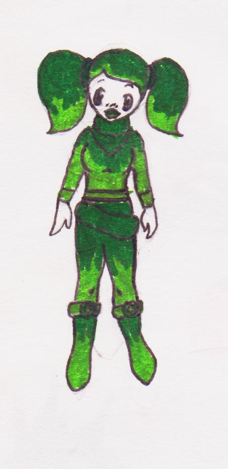 Green Color Chibi green chibi by inkblot-101 on DeviantArt