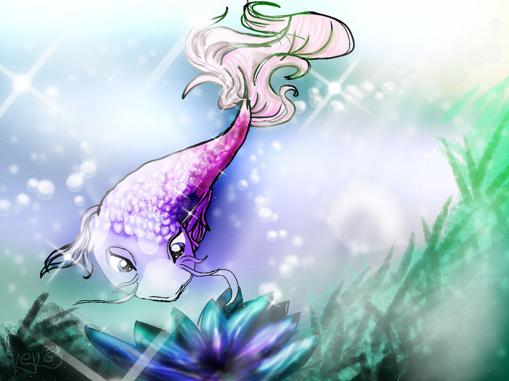 Magical Koi Fish drawing by Sunshine4102 on DeviantArt