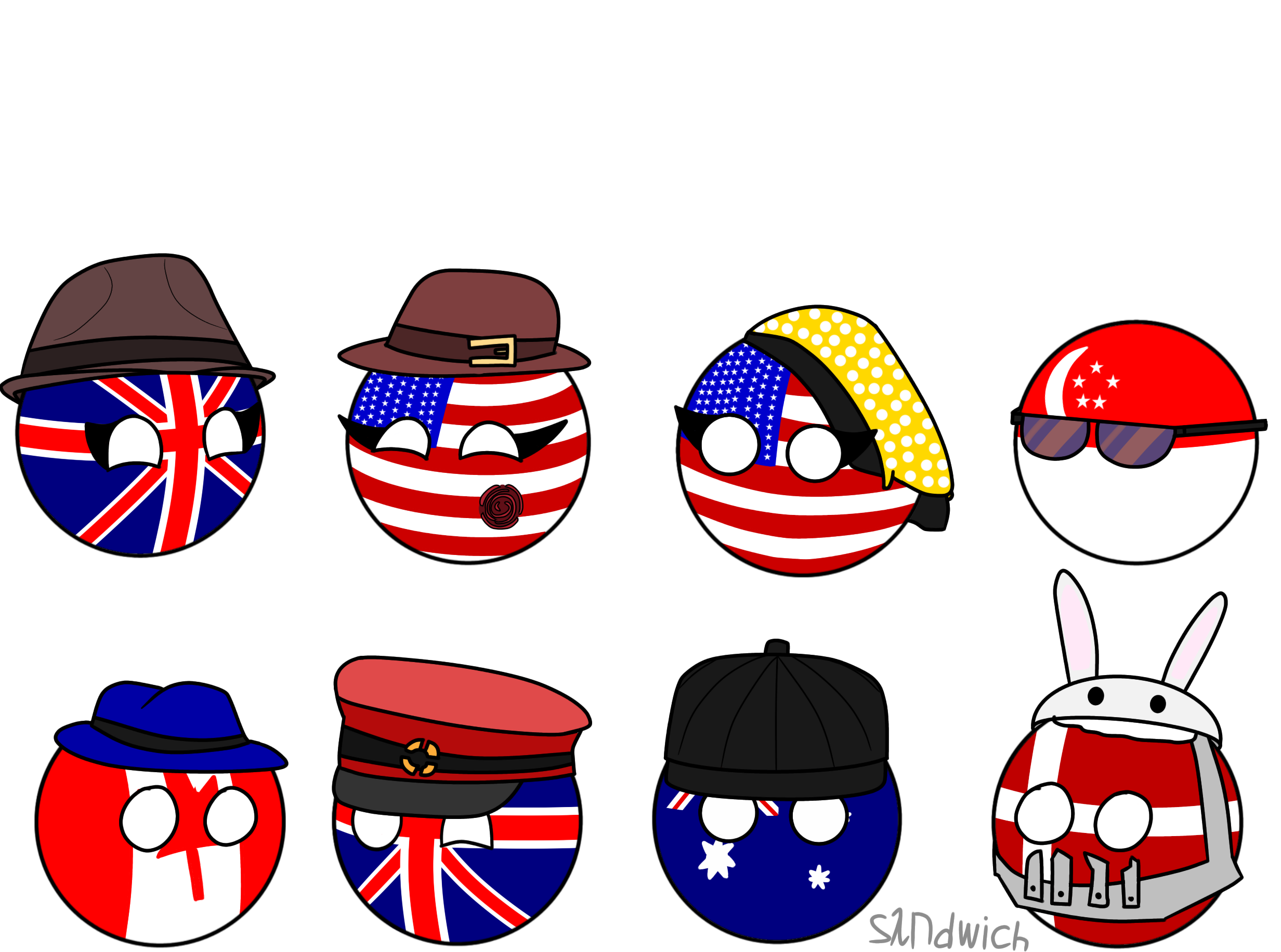More Countryballs Thing Part 2 by S4ndw1chDA on DeviantArt