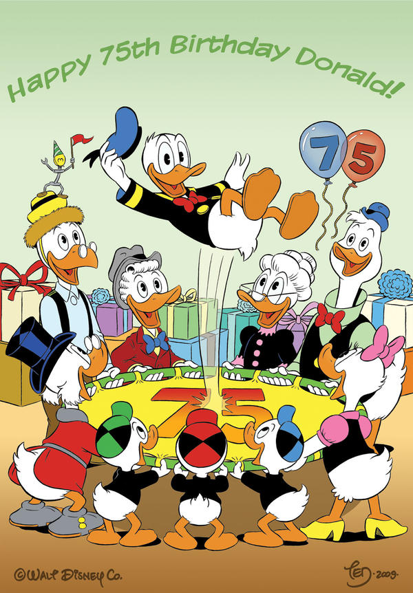 Donald Duck 75 years