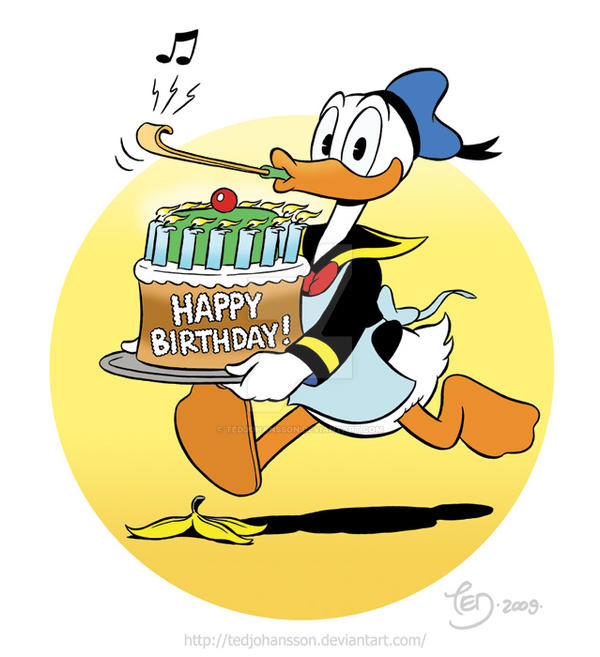 Happy Birthday, Donald Duck! by TedJohansson on DeviantArt