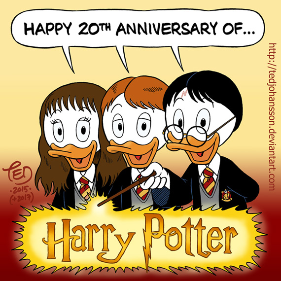 Harry Potter Wallpaper  20th Anniversary by Thekingblader995 on DeviantArt