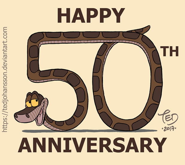 The 50th anniversary of The Jungle Book