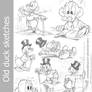 Old duck sketches - Uncle Scrooge