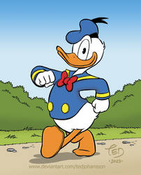 Proud Donald Duck