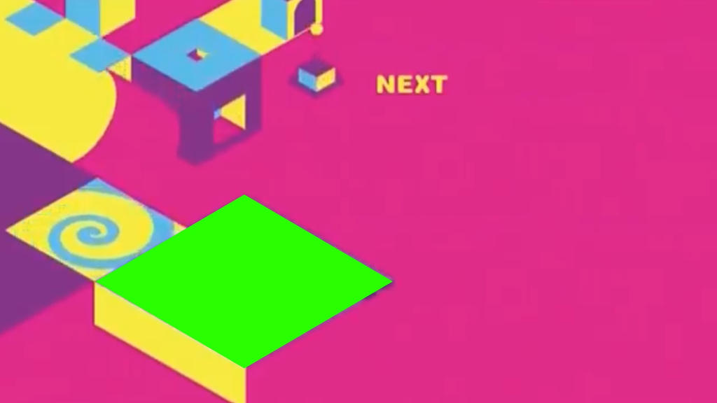 Boomerang USA Next bumper template (2015, magenta) by Raffina