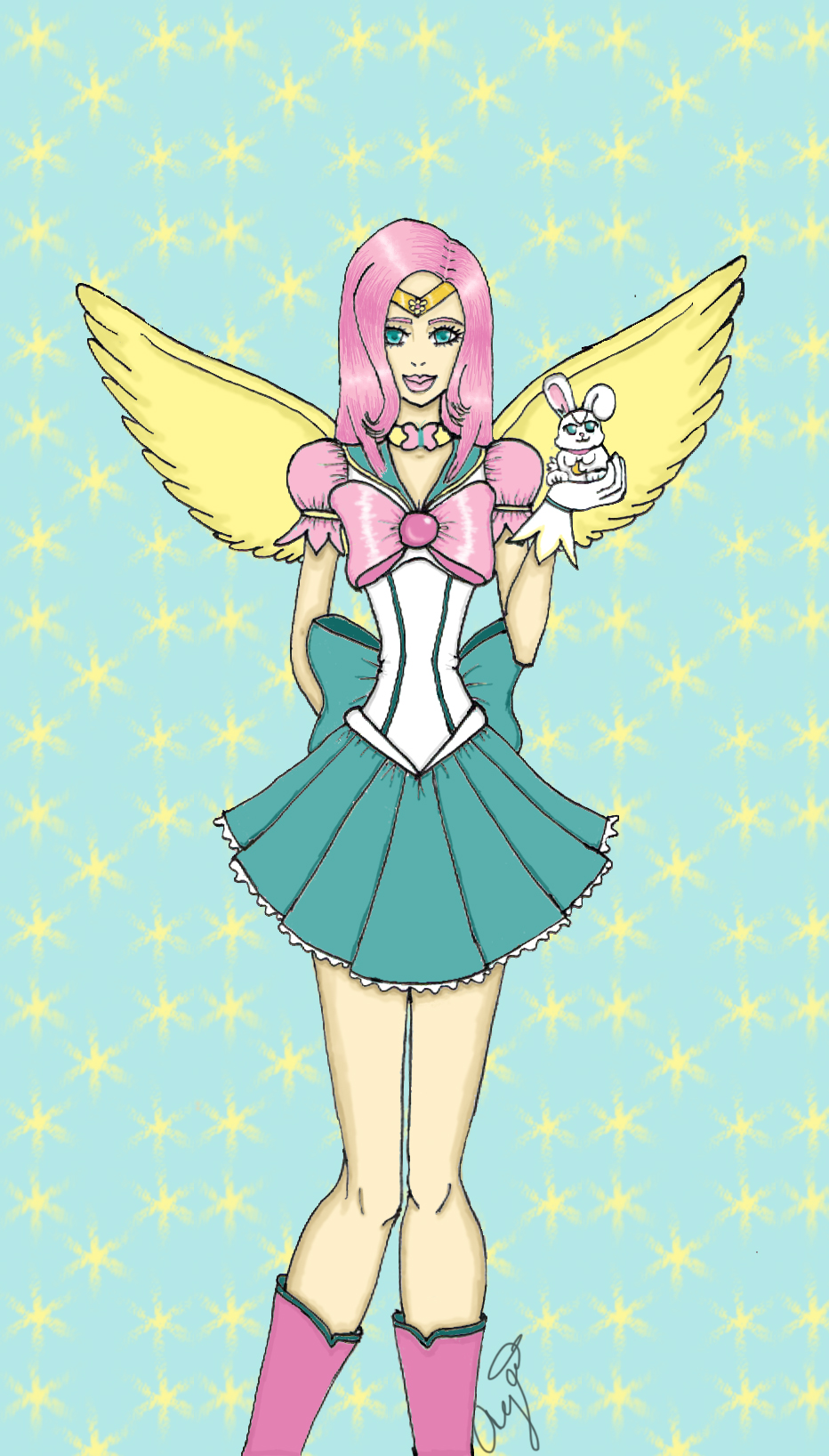 Sailor Fluttershy-My Little Sailor Senshi