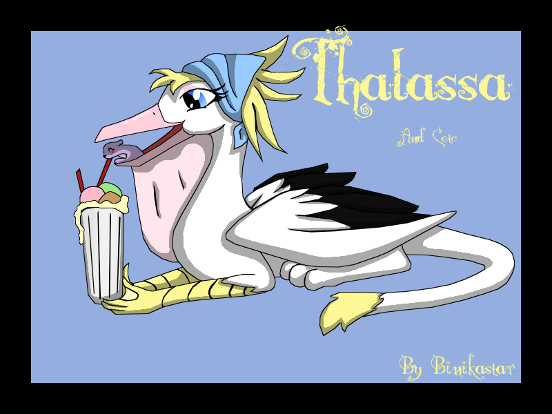 Thalassa (mlp griffon oc) and Ceto