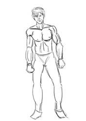 Male concept body