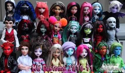 MH Customs 2010-2011 by KittRen