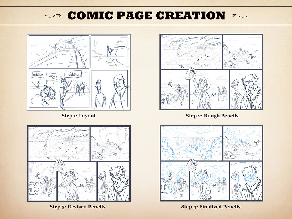 Comic Page Creation 1 by derekblairart on DeviantArt