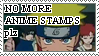 NO MORE ANIME STAMPS -stamp