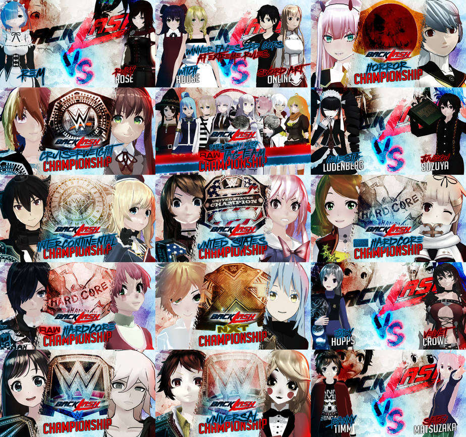 WWE Backlash 2020 Match Card by SweetSatou on DeviantArt
