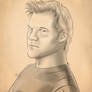 Chris Jericho, traditional drawing.