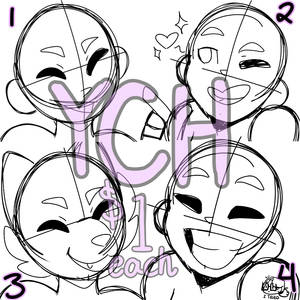 Fun Faces YCH -=CLOSED=-