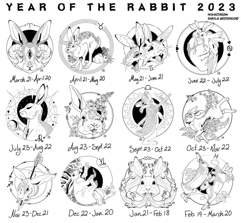 Year of the Rabbit Horoscope by NovaStar134 on DeviantArt
