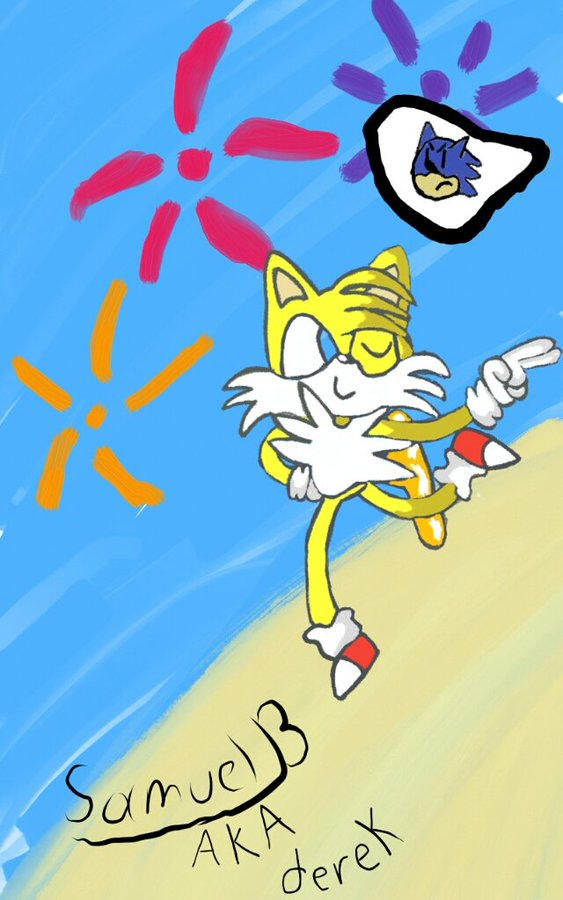 Tails R by derekUwU on DeviantArt