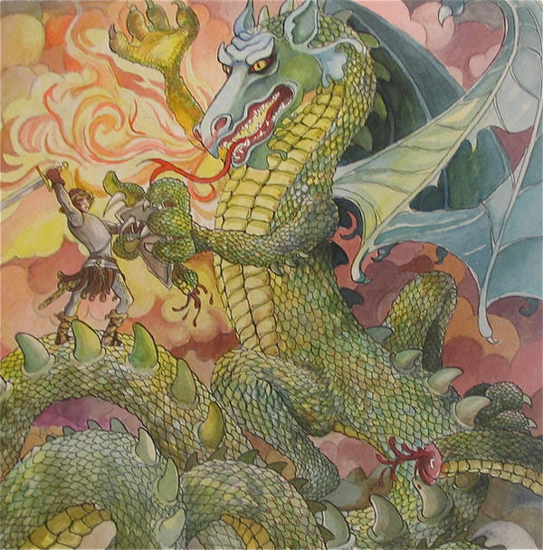 St. George in color by jenimal on DeviantArt