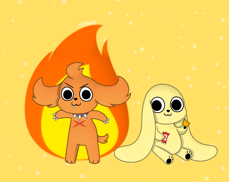 Chikn Nuggit + Hot Sauce by LunaKittyfox on DeviantArt