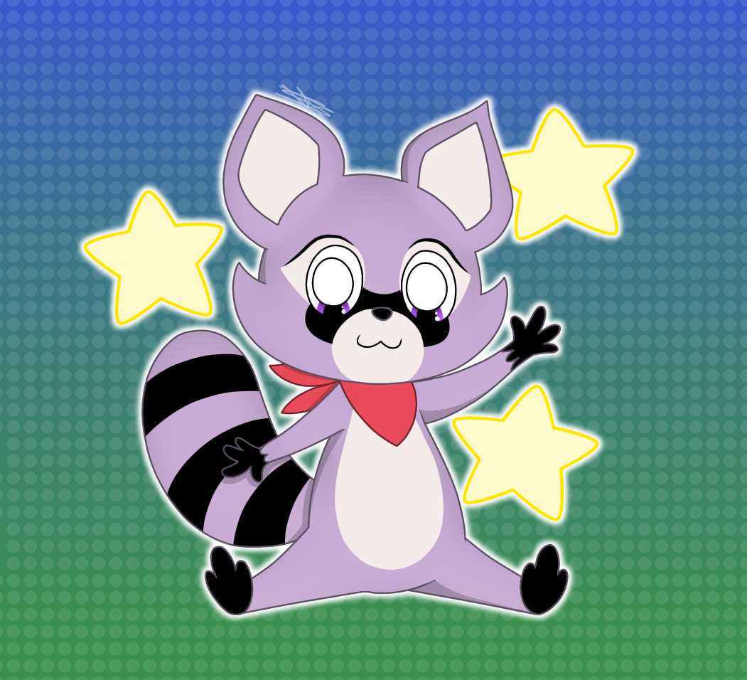 Rambley the Raccoon by LunaKittyfox on DeviantArt