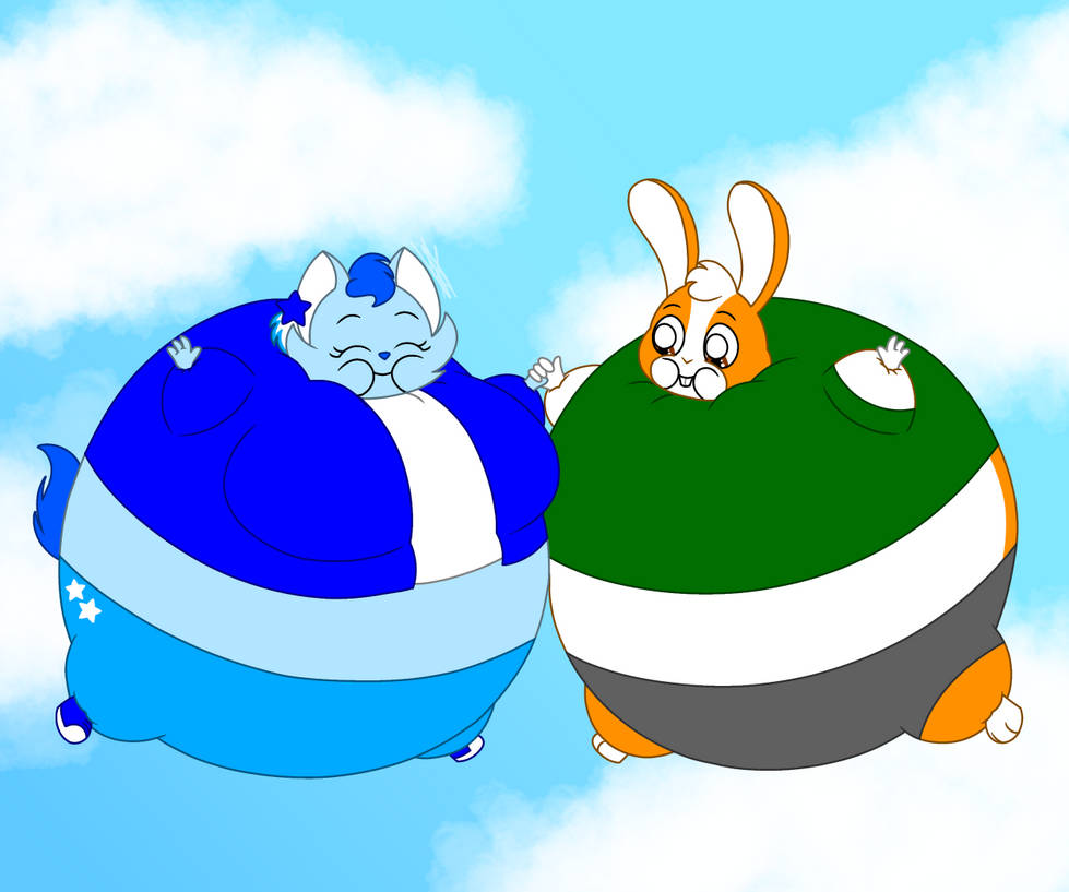 Inflated Date (Commission) by LunaKittyfox on DeviantArt