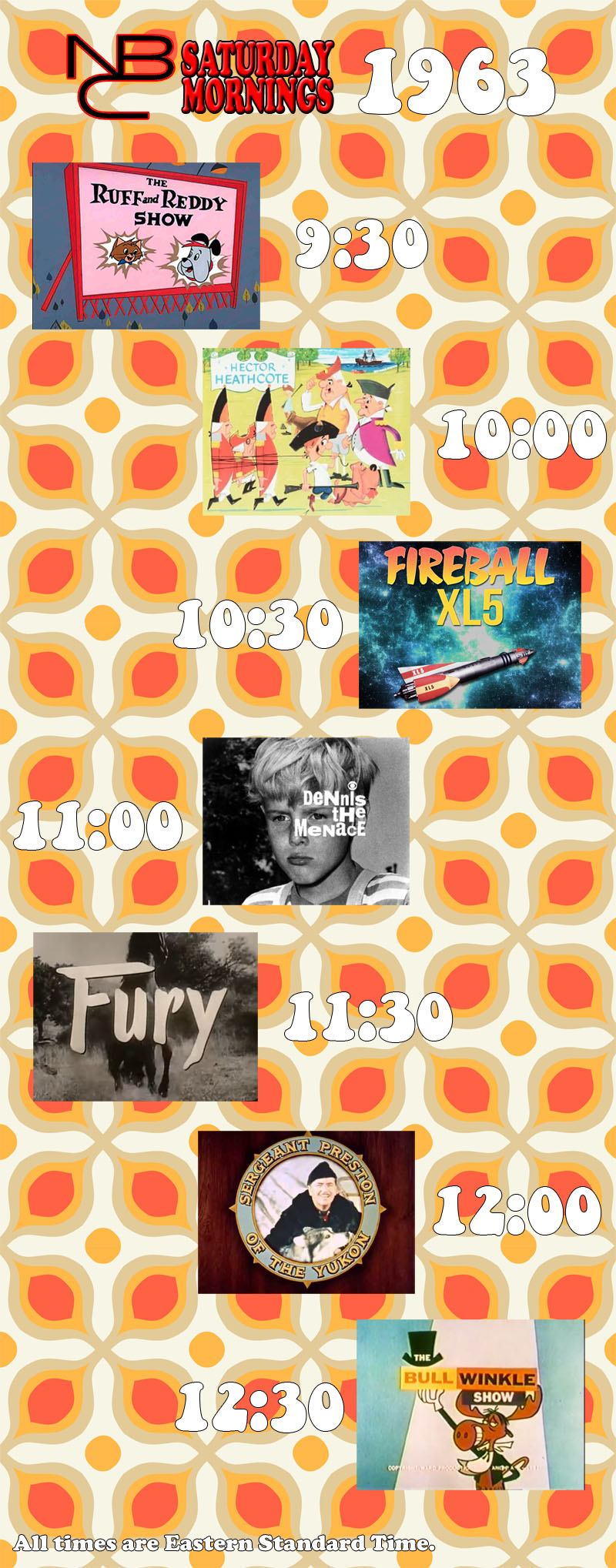 SATURDAY MORNINGS FOREVER: NBC OCTOBER 5, 1963 by WOLVERINE25TH on ...