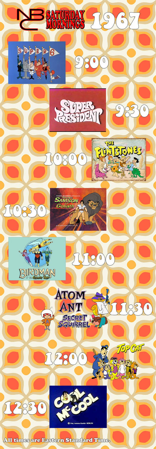 SATURDAY MORNINGS FOREVER: NBC SEPTEMBER 16, 1967* by WOLVERINE25TH on ...