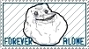 Forever Alone Stamp