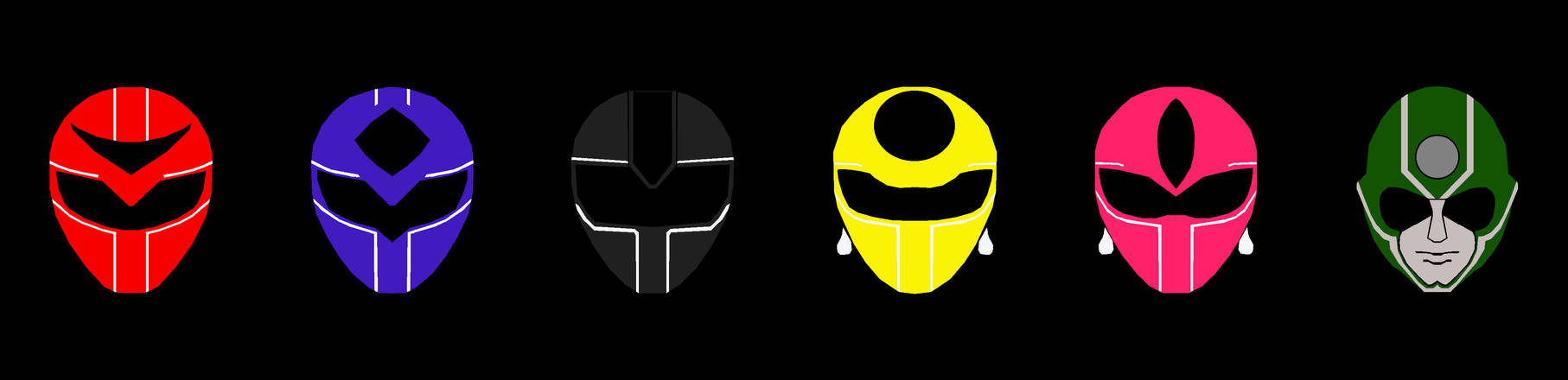 Mask Man Rangers Hikari Sentai Maskman / Power Rangers Lightning by J-Rider1995 on ...