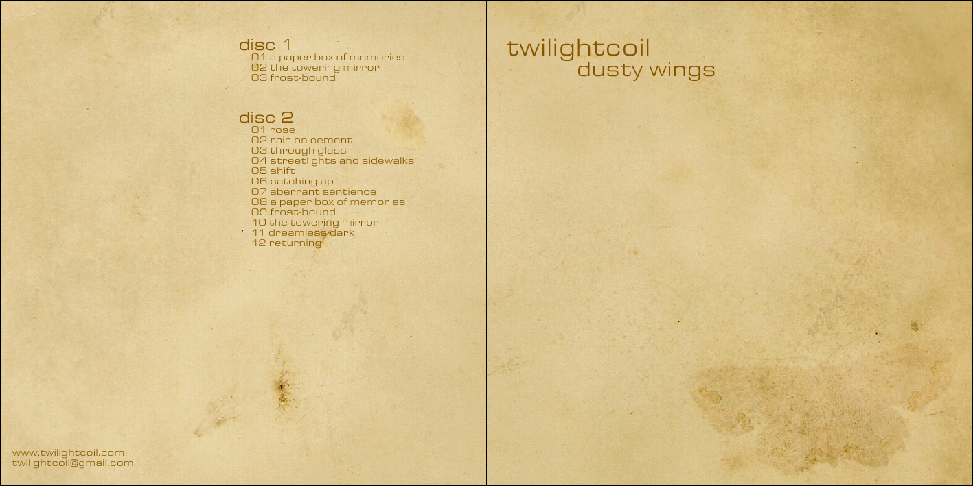 Dusty Wings CD cover