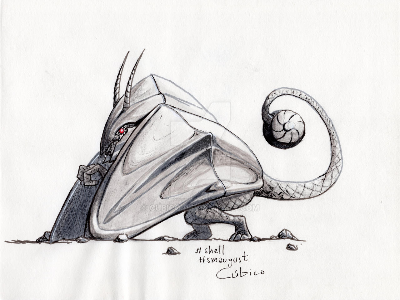 Shell dragon by Cubico on DeviantArt