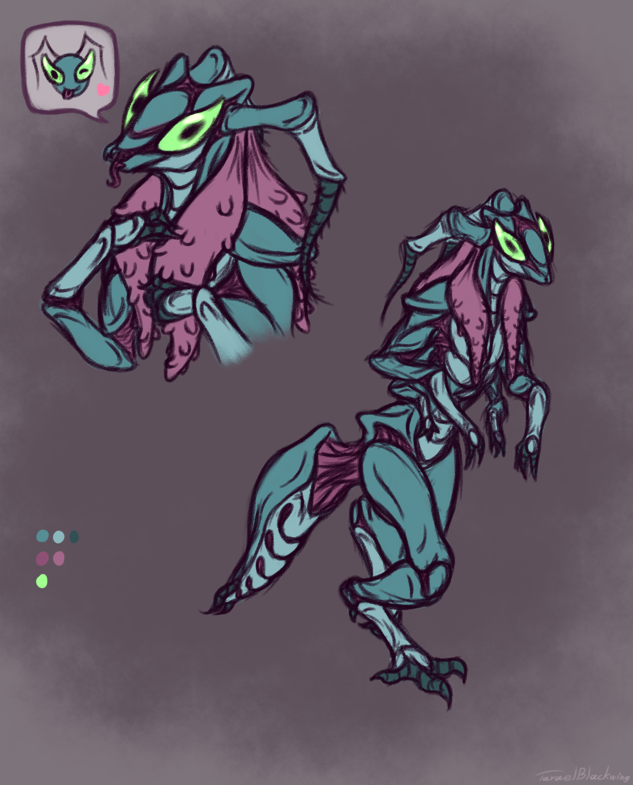 Devouring Insectoid Insectoid Concept by TaraelBlackwing on DeviantArt
